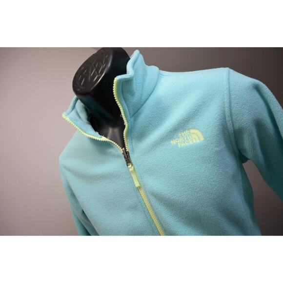 The North Face Full Zip Fleece Sweater Jacket Blue Girls Size XL - Picture 1 of 11